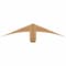 Ekena Millwork Bellingham Timber Gable Bracket, Western Red Cedar, 36"W x 7"H x 1 1/2"D x 3 1/2"F, 5/12 Pitch GBW036X07X0204BEL00SWR - alternate 1